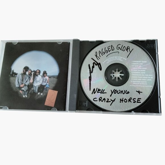 Neil Young & Crazy Horse Ragged Glory" CD Album Rock Music 1990 Release Jewel Ca - Picture 2 of 4